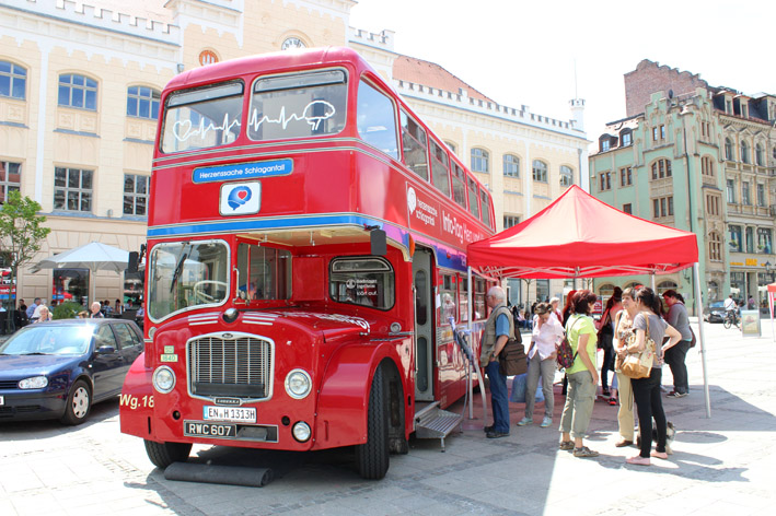 Rathaus Zwickau Info-Bus