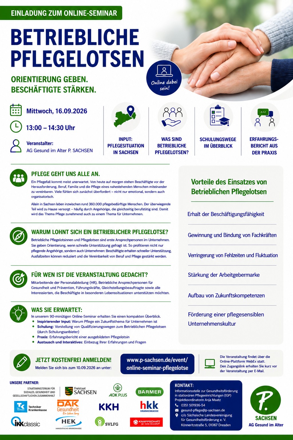 Flyer Pflegelotsen