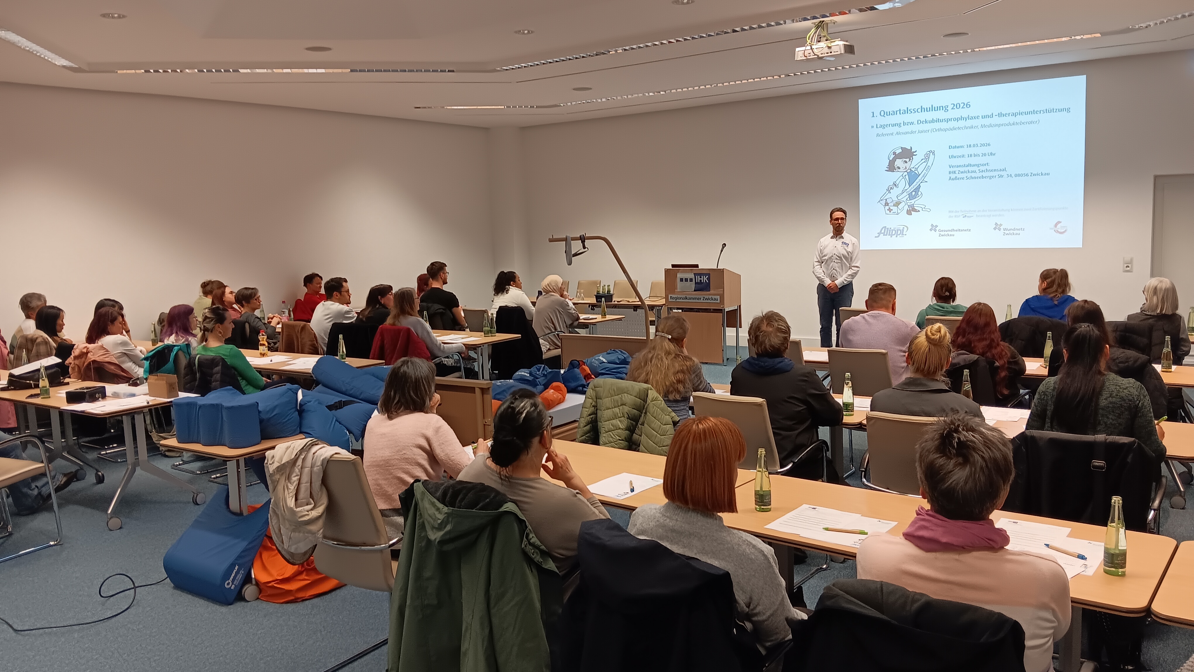 Publikum und Referent